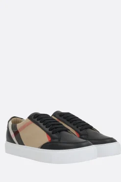 sneaker Salmond in canvas e pelle liscia