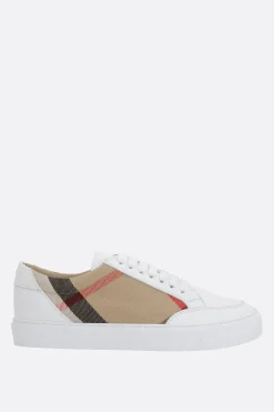 sneaker Salmond in canvas e pelle liscia