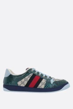 sneaker Screener in un mix di materiali
