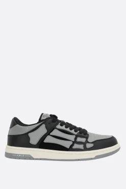 sneaker Skel Top in pelle liscia e martellata