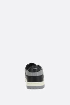 sneaker Skel Top in pelle liscia e martellata