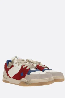 sneaker Spiker in pelle e suede