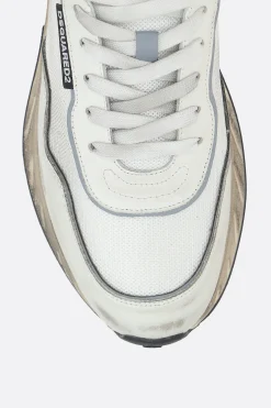 sneaker Sprinter in pelle liscia e rete