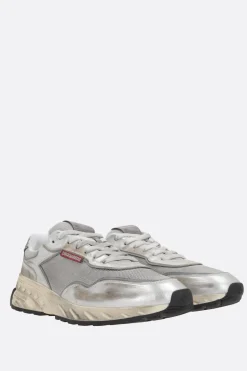 sneaker Sprinter in pelle laminata e rete