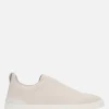 sneaker Triple Stitch™ in pelle martellata