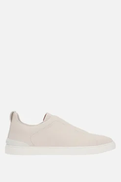 sneaker Triple Stitch™ in pelle martellata