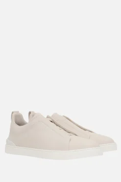 sneaker Triple Stitch™ in pelle martellata