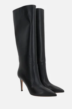 stivale Hansen in pelle liscia