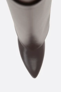 stivale Shark Lock in pelle liscia