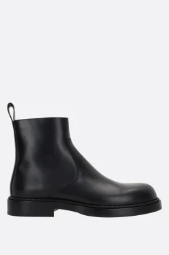 stivaletto Strut in pelle liscia
