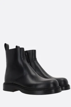 stivaletto Strut in pelle liscia