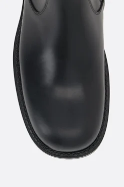 stivaletto Strut in pelle liscia