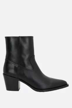 stivaletto texano Tate in pelle liscia