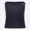 top cropped in maglia di lana