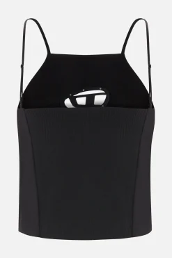 top cropped T-Wilit in misto lana