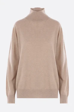 top Jabari in maglia di cashmere