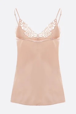 top lingerie in raso e pizzo