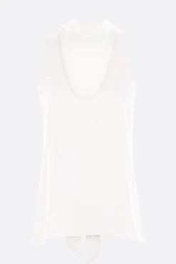 top smanicato Elis in crepe cady
