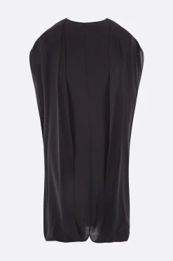 top-abito Pebble in crepe de chine