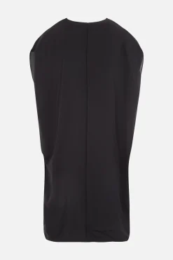 top-abito Pebble in crepe de chine