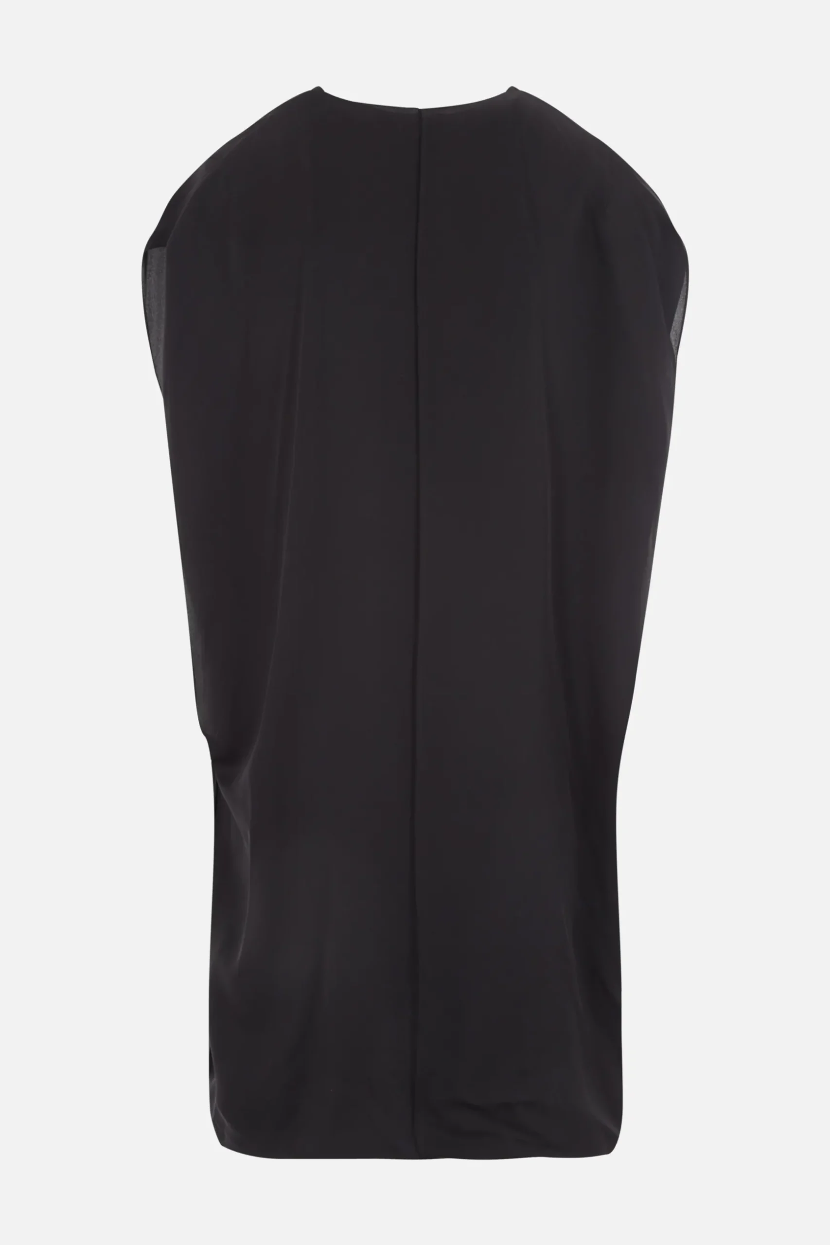 top-abito Pebble in crepe de chine