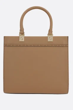 tote Fendi Sunshine small in pelle martellata