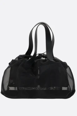 tote Mini Sheer Stuffed Carnation Drawstring Pocket