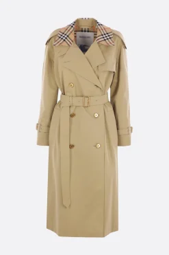 trench doppiopetto Castleford in gabardine