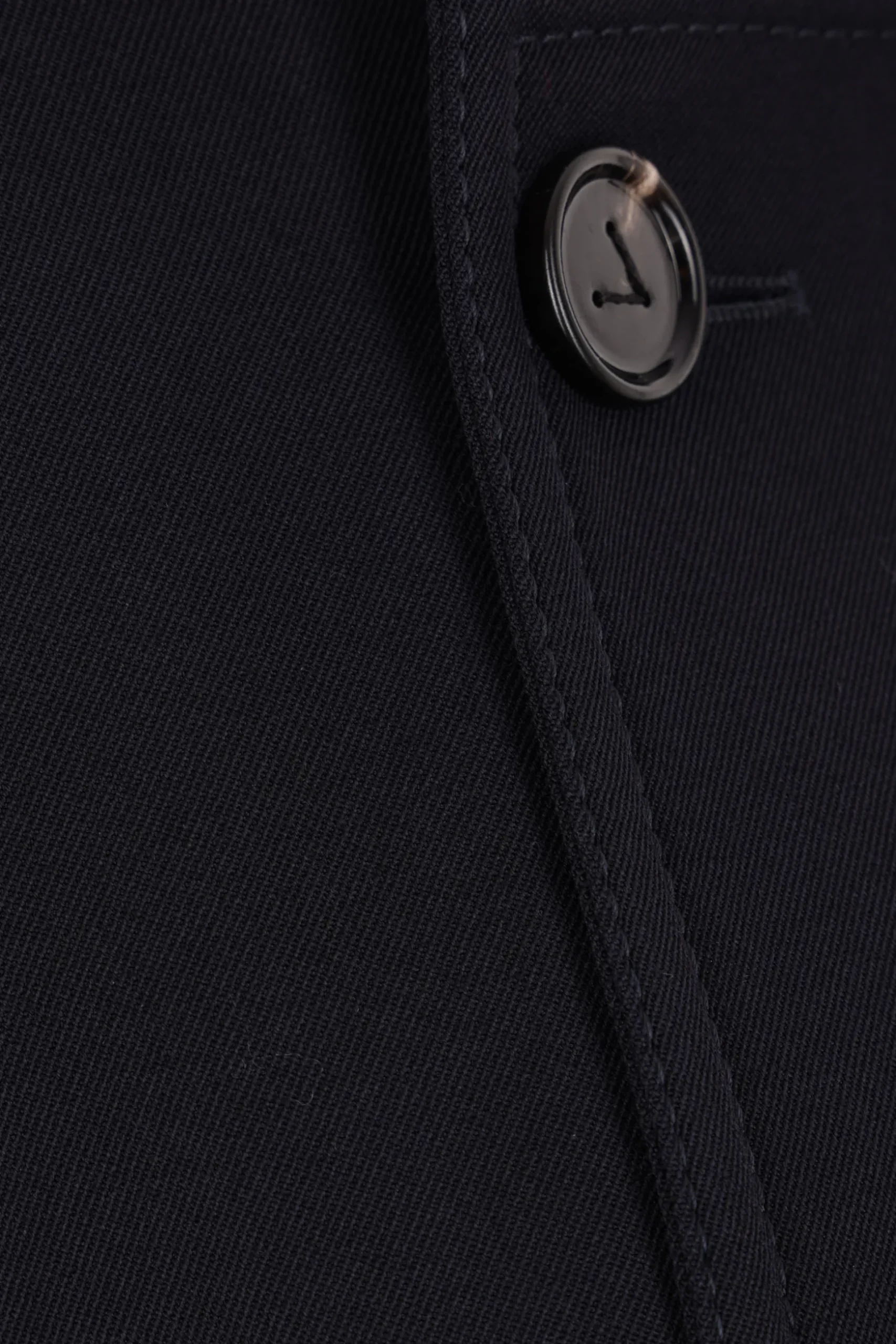 trench doppiopetto in gabardine