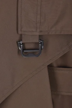 trench doppiopetto in twill