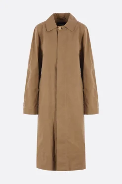 trench in cotone con ricamo Daisy