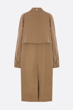 trench in cotone con ricamo Daisy