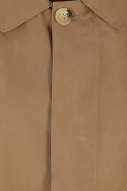 trench in cotone con ricamo Daisy