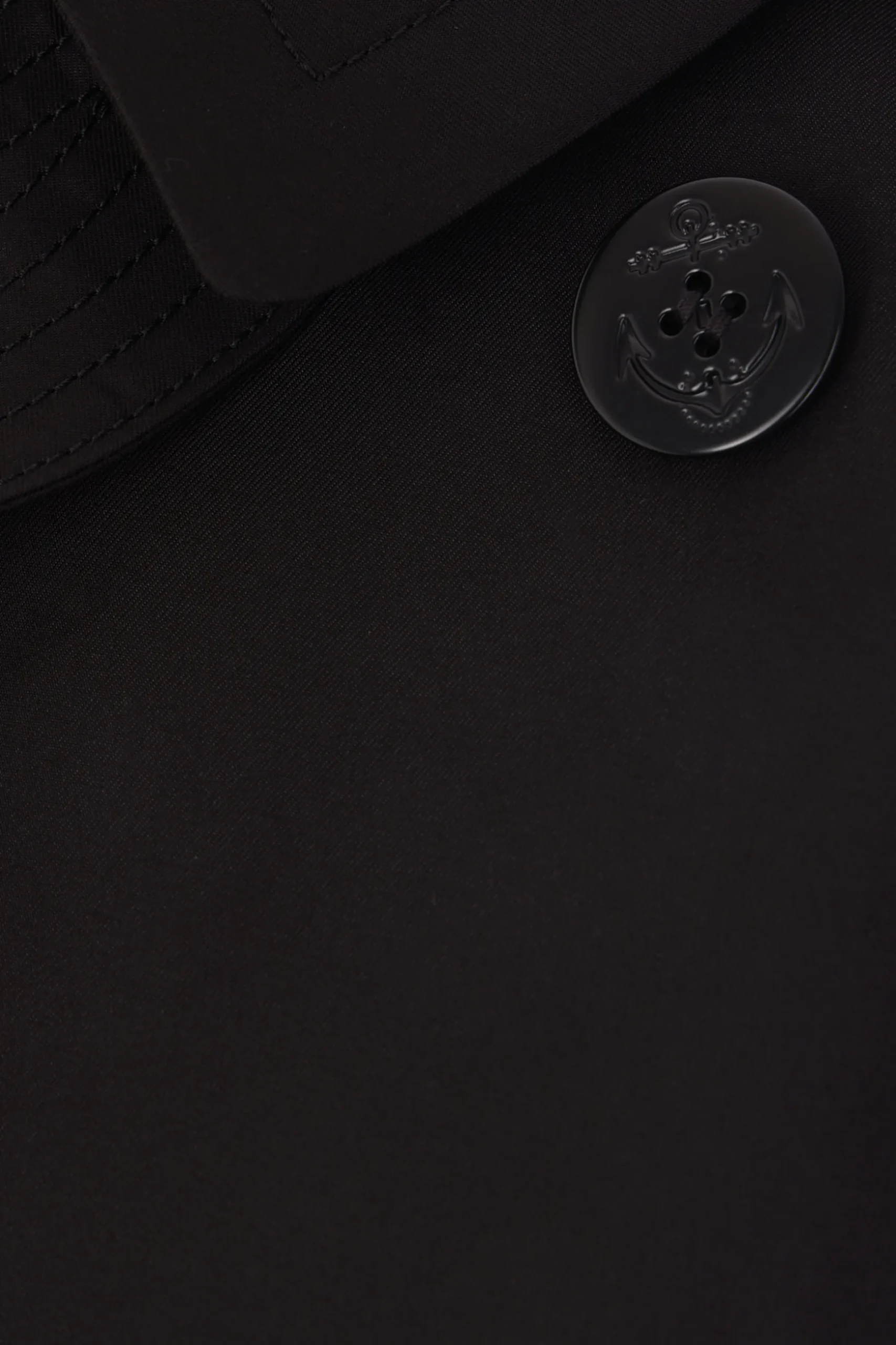 trench in gabardine con gilet in nylon