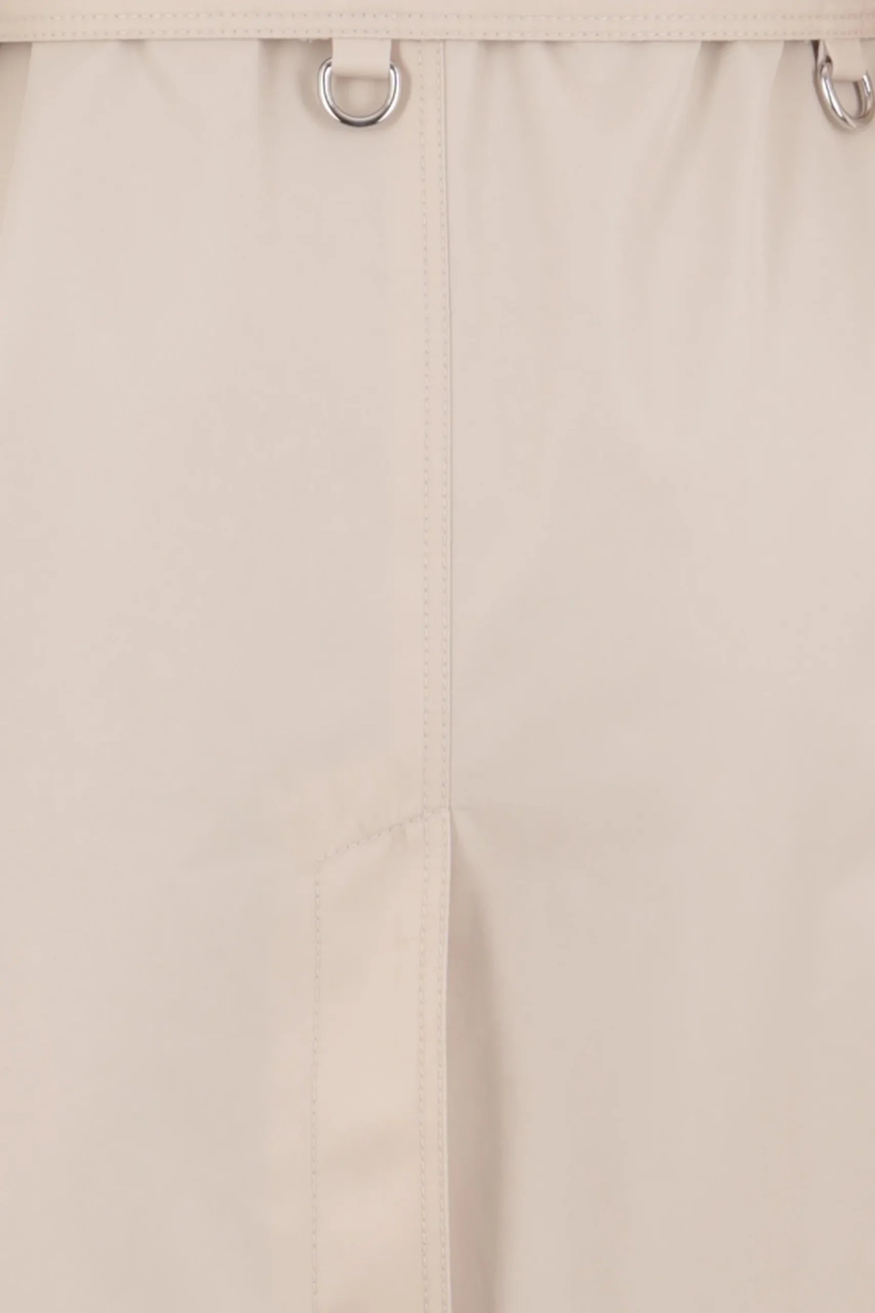 trench monopetto in gabardine