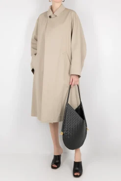 trench oversize in twill