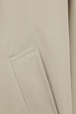 trench oversize in twill