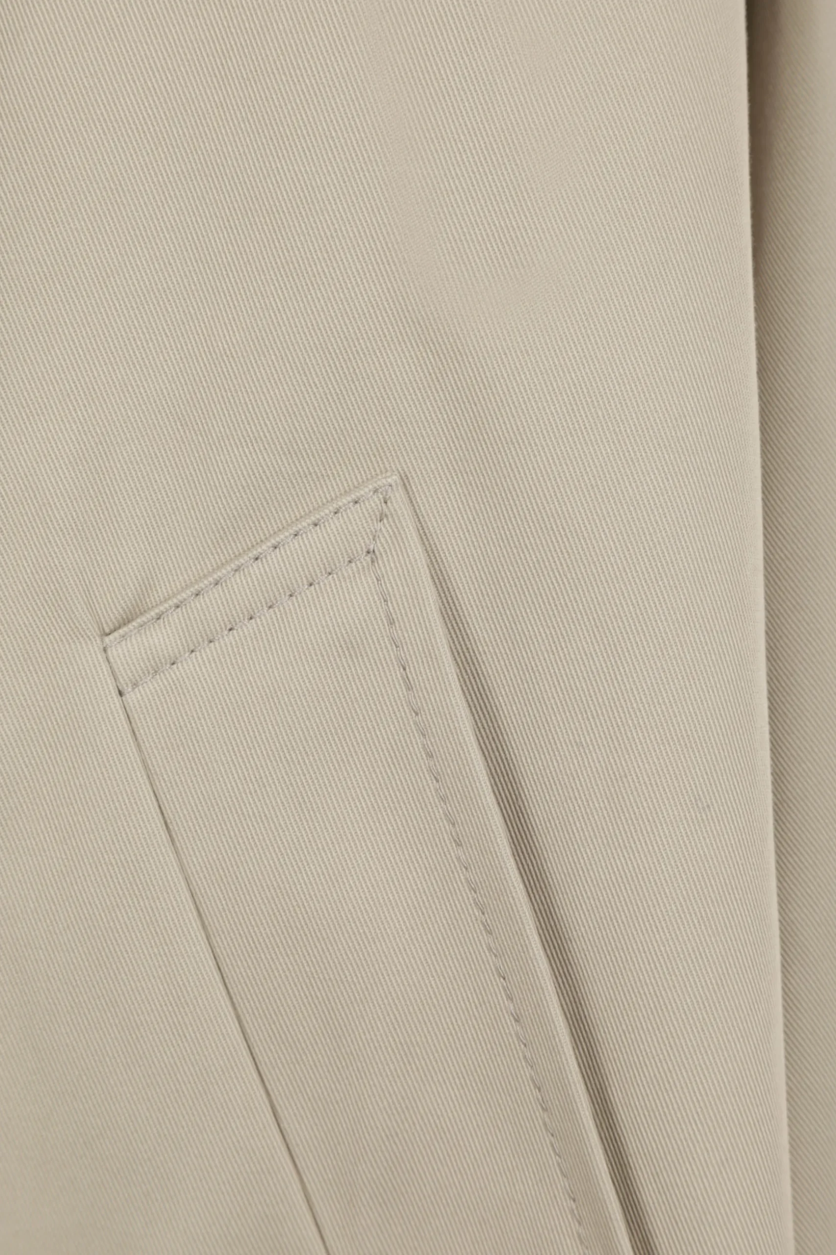 trench oversize in twill
