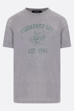t-shirt Dsquared2 Bros in misto cotone