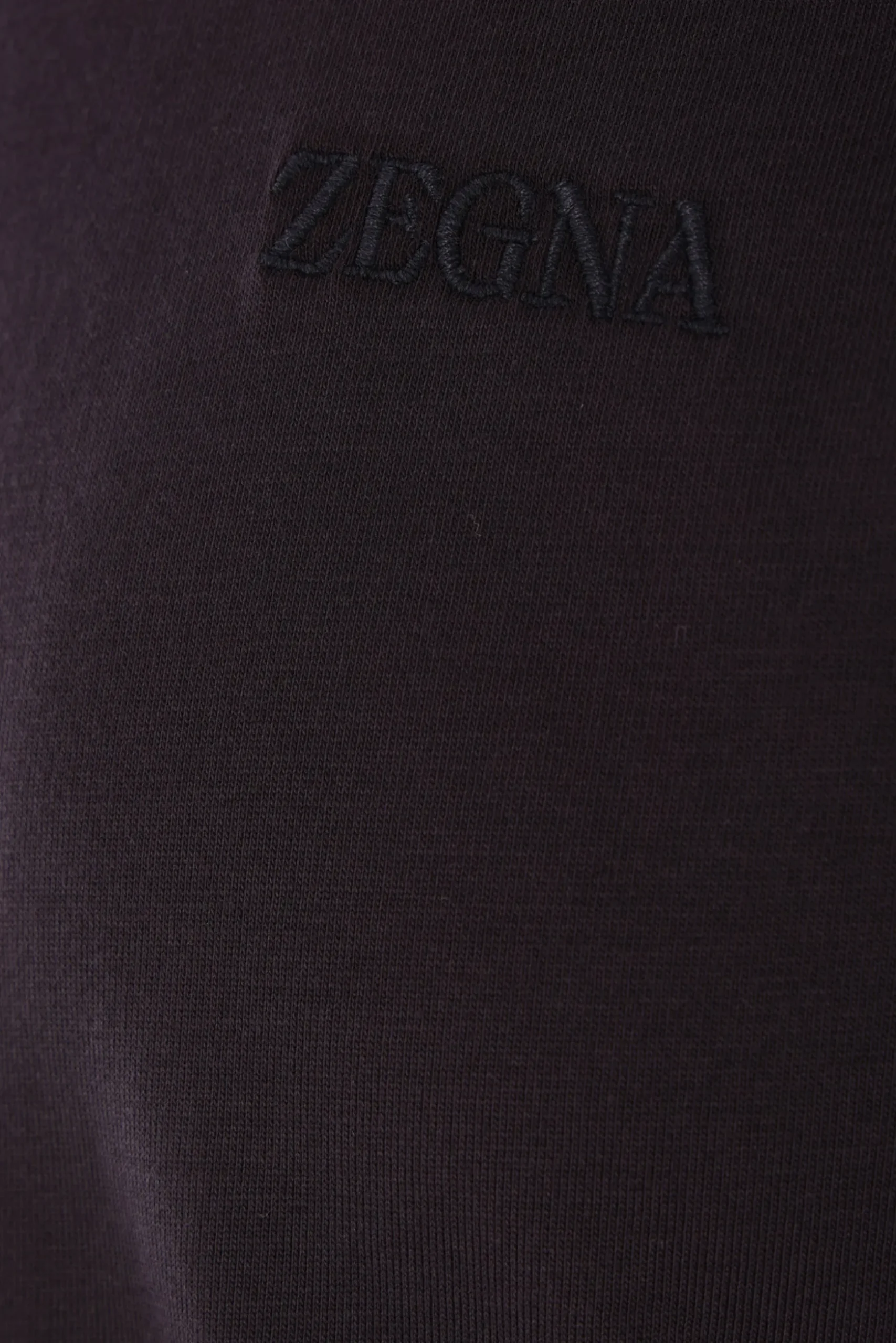 t-shirt in cotone con ricamo logo