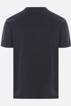 t-shirt in cotone patch logo