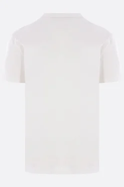 t-shirt in cotone patch logo