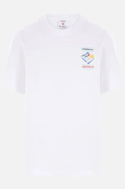 t-shirt in cotone stampa Casablanca Montagne Sportif
