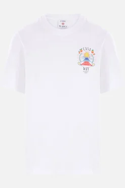 t-shirt in cotone stampa Casa Way Mountain