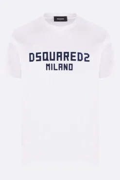 t-shirt in cotone stampa Dsquared2 Milano