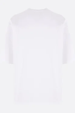 t-shirt in cotone stampa logo 3D