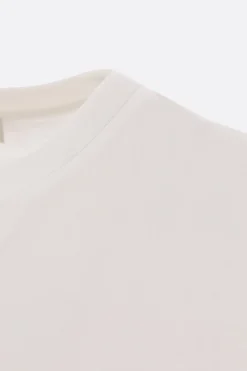 t-shirt in cotone stampa logo reversed