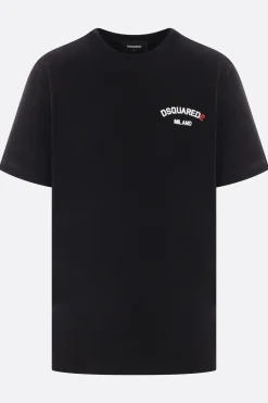 t-shirt in cotone stampa logo