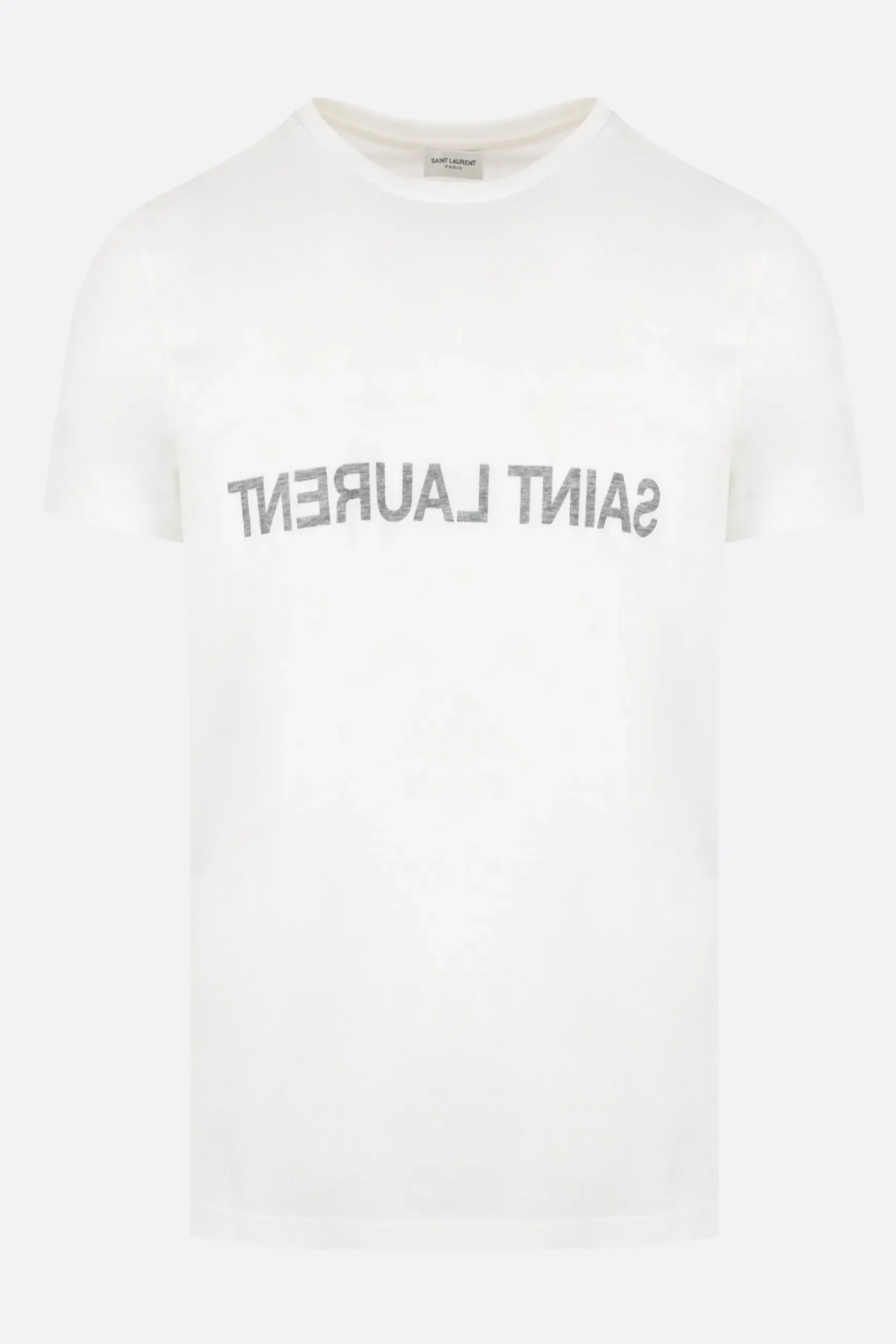 t-shirt in cotone stampa logo reversed
