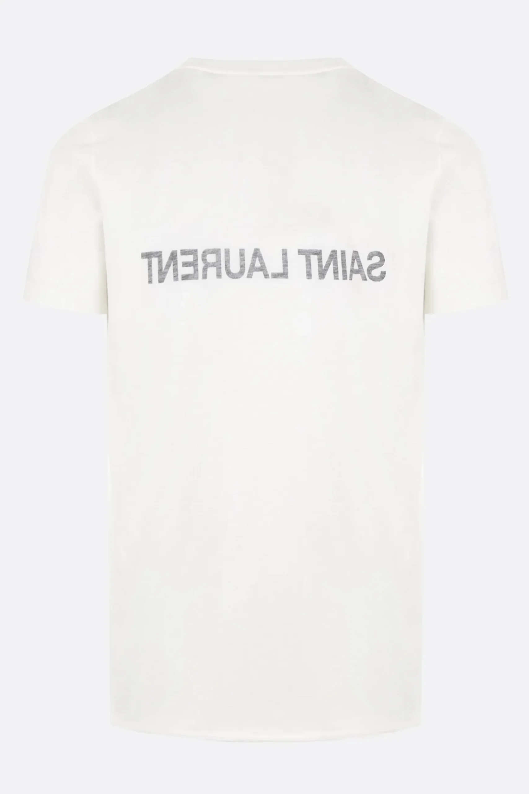 t-shirt in cotone stampa logo reversed